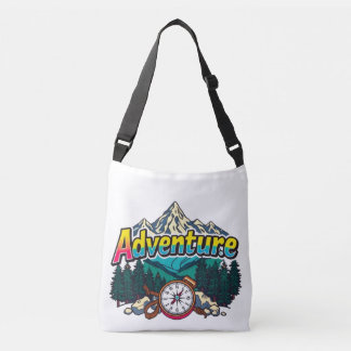 Bolsa Ajustável Adventure Mountain – Outdoor Hiking Nature Design 