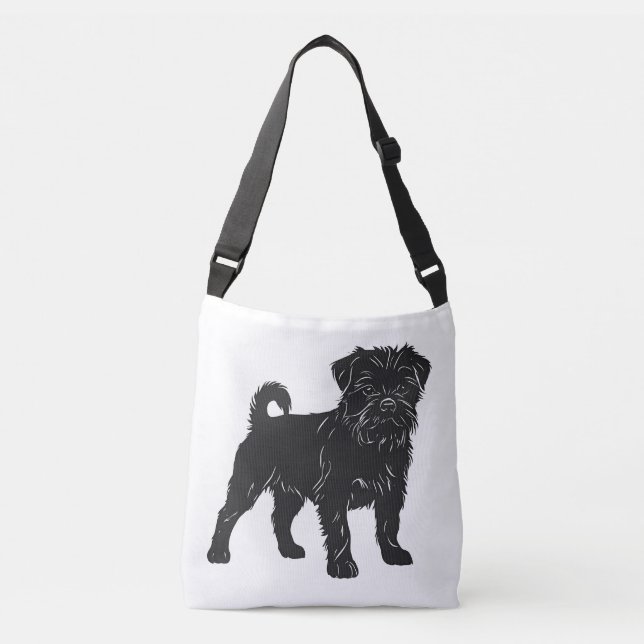 Bolsa Ajustável Affenpinscher (Frente)