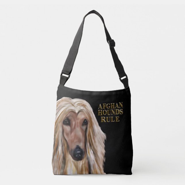 BOLSA AJUSTÁVEL AFGHAN HOUND (Frente)