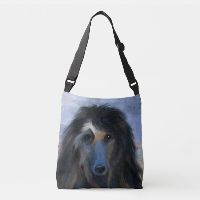 Bolsa Ajustável  Afghan Hound   (Frente)