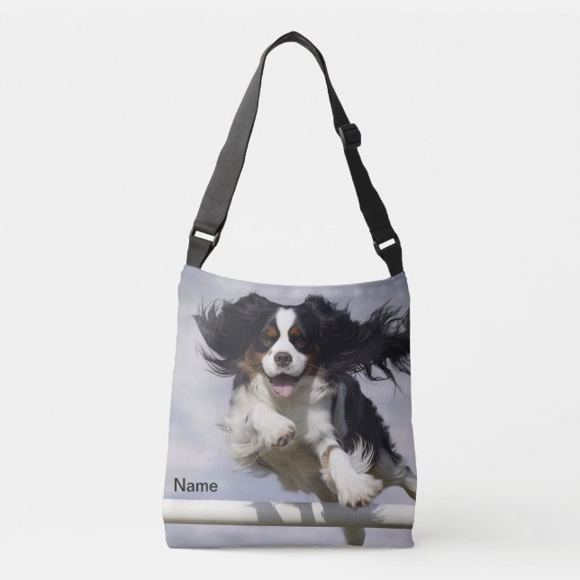 Bolsa Ajustável Agilidade de Tri Cavalier King Charles Spaniel (Frente)