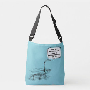 Bolsa Ajustável Agora somos amigos Engraçados Nessie Vintage Art R