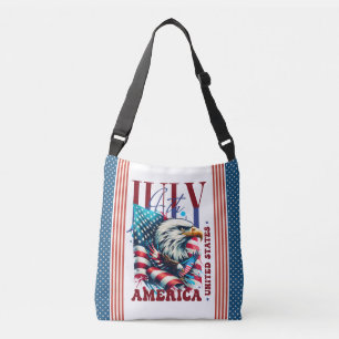 Bolsa Ajustável Águia Americana de 4 de Julho Sublimação-61904