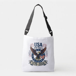 Bolsa Ajustável Águia Patriótica Americana 250 Anos 1776-2026