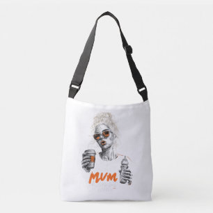 Bolsa Ajustável Ainda a Maternidade - Design Moderno de Arte Gráfi