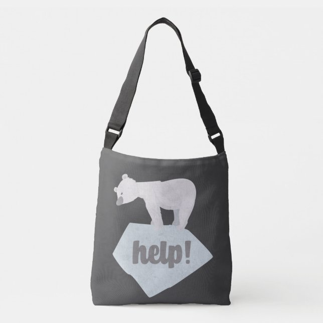 Bolsa Ajustável Ajude o Urso Polar (Frente)