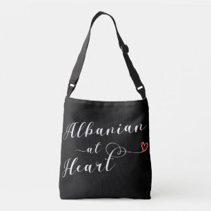 Bolsa Ajustável Albanês no saco do coração, bandeira de Albâni