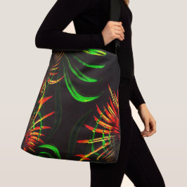 Bolsa Ajustável Algumas folhas de erva e entaladas "pétalas de flo