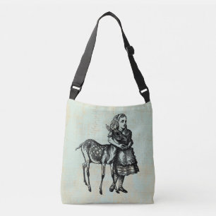 Bolsa Ajustável Alice com Fawn Alice na Arte Maravilha
