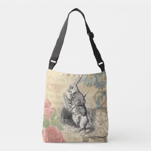 Bolsa Ajustável Alice no Coelho Branco na Arte Maravilha