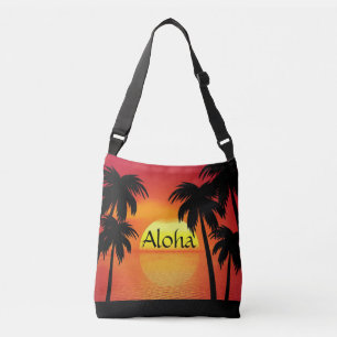Bolsa Ajustável Aloha Colorida Palmeiras havaianas e Sunset 