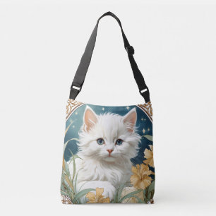 Bolsa Ajustável Alphonse Mucha Art Nouveau Kitten