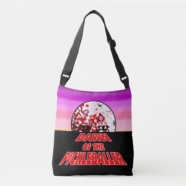Bolsa Ajustável Amanhecer do Zombie do Horror do Halloween do Pick (Frente)