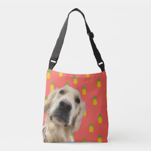 Bolsa Ajustável Amante de cão, saco engraçado, cara de cão, saco l