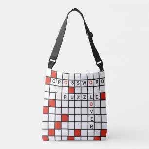 Bolsa Ajustável amantes de quebra-cabeça de palavras cruzadas