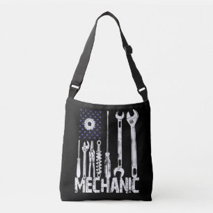 Bolsa Ajustável Amantes Mecânicas Mechanic USA Flag