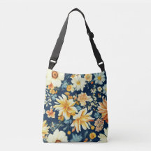 Amarelo-alaranjado e flores brancas deliciosas
