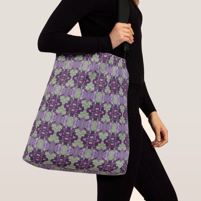 Bolsa Ajustável Ameixa Com Roxo (Close Up)