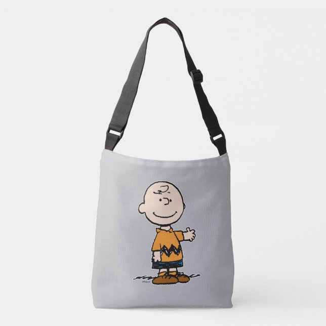 Bolsa Ajustável Amendoins | Charlie Brown (Frente)