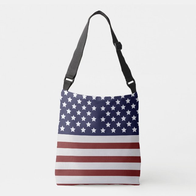 Bolsa Ajustável American Flag American USA Pattern (Frente)