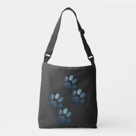 Bolsa Ajustável Amigos cão brilha azul escuro