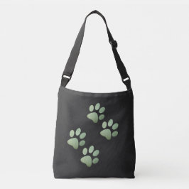 Bolsa Ajustável Amigos cão brilha verde-claro