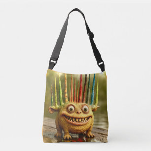 Bolsa Ajustável Amigos Ímpar - Canvas Monstro do Rainbow Spikes