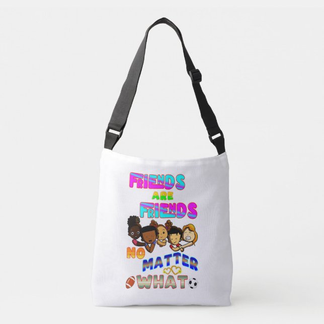 Bolsa Ajustável Amigos são amigos não importa o quê (Frente)
