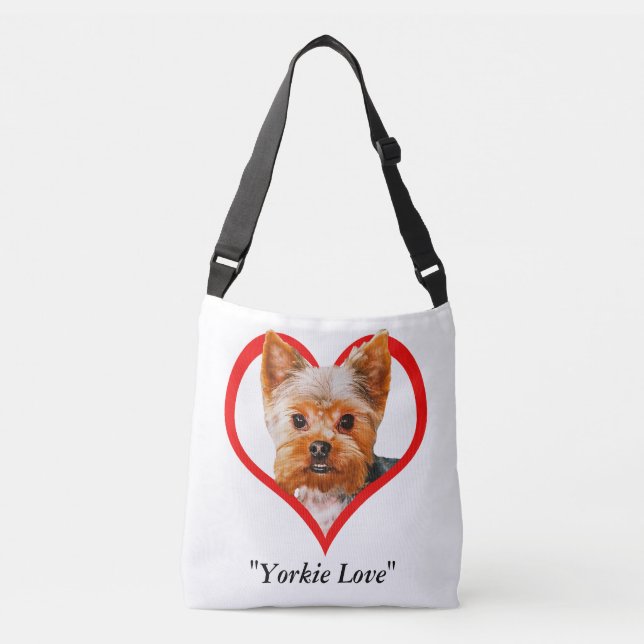 Bolsa Ajustável Amor de Yorkie (Frente)