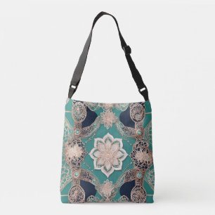 Bolsa Ajustável Andando sobre a arte verde AI