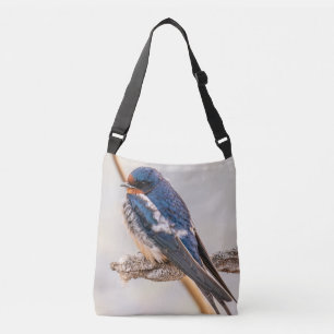 Bolsa Ajustável Andorinha de Celeiro Empoleirada Vida Selvagem 