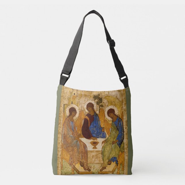 Bolsa Ajustável Andrei Rublev Santa Trindade Ícone Ortodoxo (Frente)