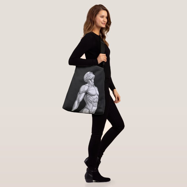 Bolsa Ajustável Android Anatomy: Cyborg Futuristic Crossbody Bag (No(a) Modelo)