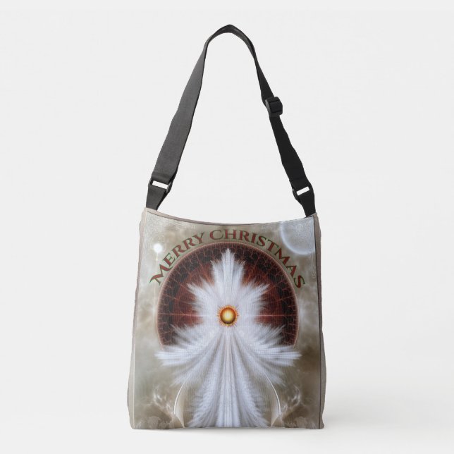 Bolsa Ajustável Angel Wings Snowflake Felry Natal (Frente)