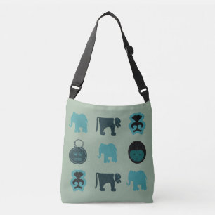 Bolsa Ajustável Animais africanos abstratos e arte simbólica