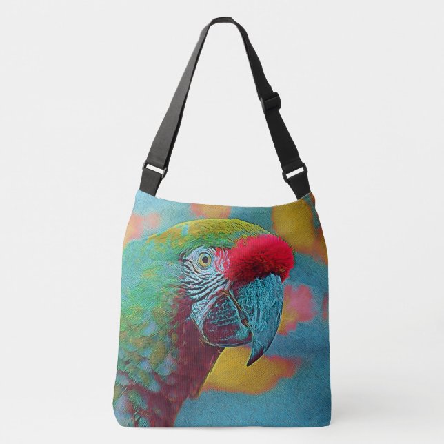 Bolsa Ajustável Animais populares - Papagaio (Frente)