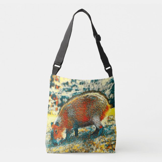 Bolsa Ajustável AnimalArt_Capybara_001 (Frente)