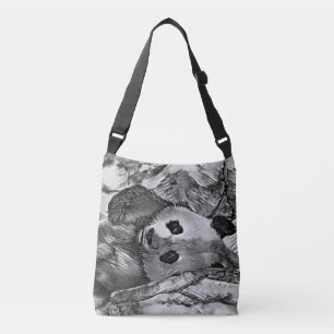 Bolsa Ajustável AnimalArtBW_Panda_002