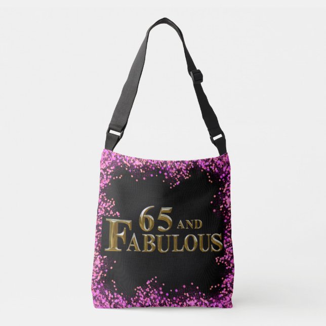 Bolsa Ajustável Aniversário de 65 anos (Frente)