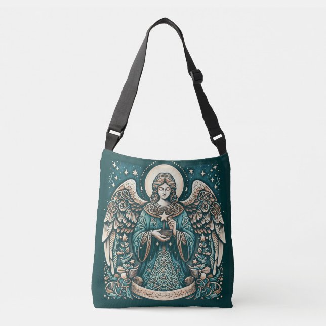 Bolsa Ajustável Anjo Dourado da Paz (Frente)