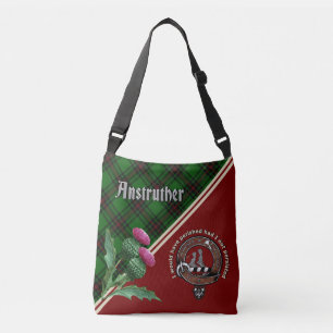 Bolsa Ajustável Anstruther Clan Crachá & Tartan Crossbody Bag