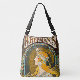 Bolsa Ajustável Anúncio de Alphonse Mucha Vintage Whitman