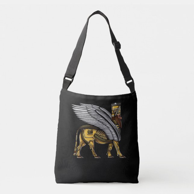 Bolsa Ajustável Anunnaki Guardian Alienígena Antigo Deus Sumeriano (Frente)