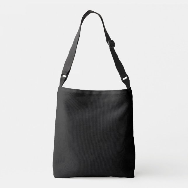 Bolsa Ajustável Apenas Meu Jato Preto (Verso)