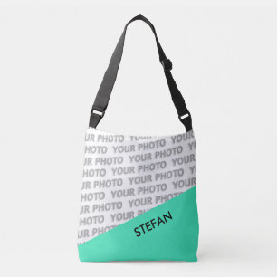 Bolsa Ajustável APENAS RETÂNGULOS DE COR - verde-menta + suas idei