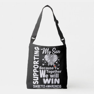 Bolsa Ajustável Apoiando o Mês de Consciência da Diabetes do Meu