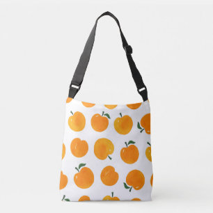 Bolsa Ajustável Apricots Watercolor White Background Vintage