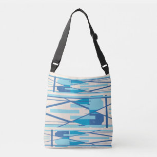 Bolsa Ajustável Aqua Turquoise Marinho Tiered Mediterranean Look