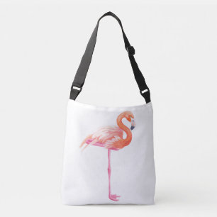 Bolsa Ajustável Aquarela Flamingo
