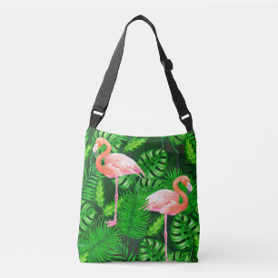 Bolsa Ajustável Aquarela tropical Flamingo